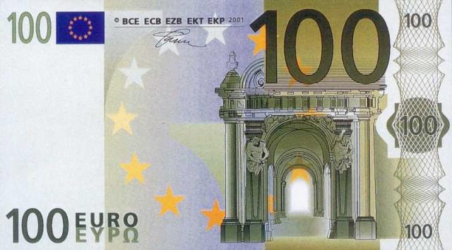 Biljet 100 euro